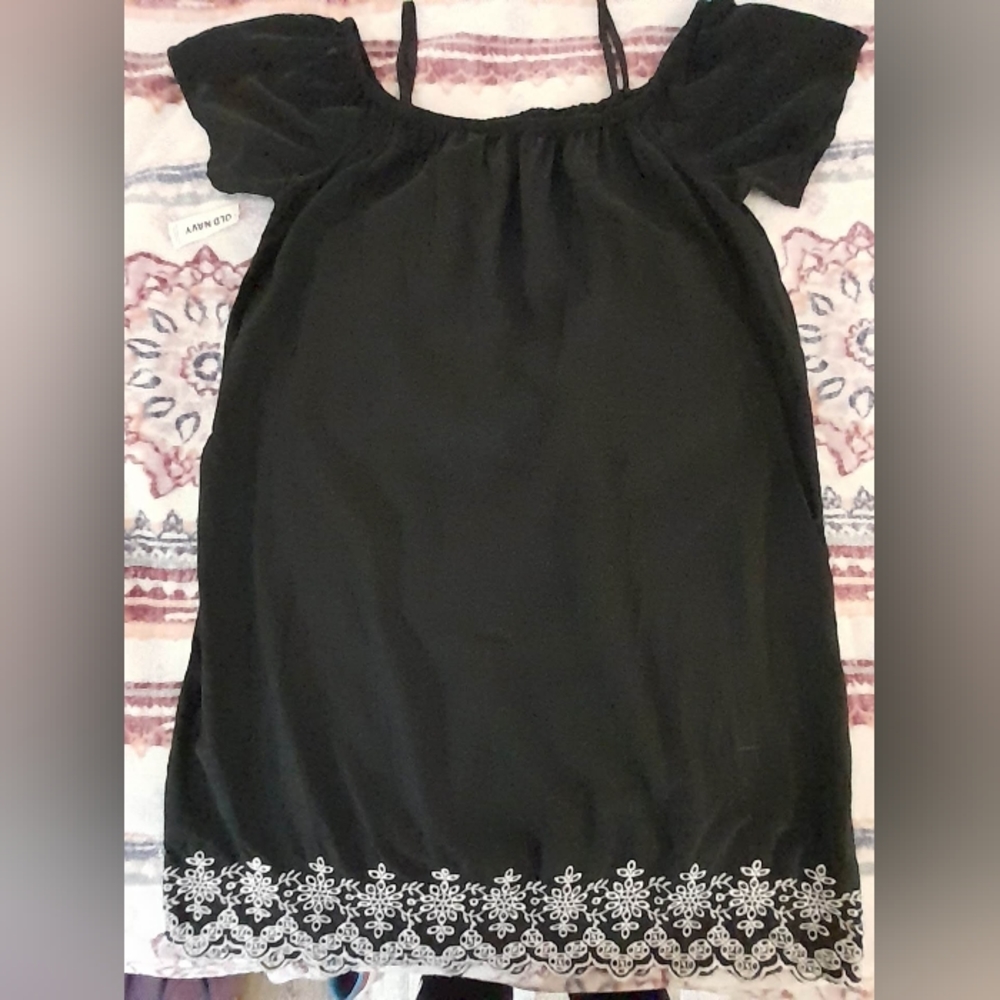 NEW W/TAGS Old Navy Black Summer Dress/Beach Cover Up